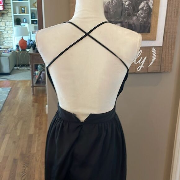Tobi Strappy Open Back Maxi Dress - Black size small - Picture 6 of 9